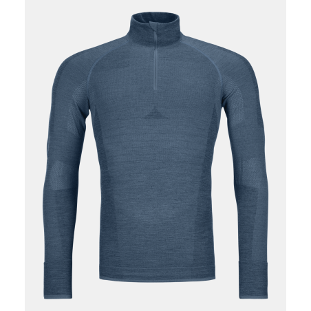 Ortovox - 230 Competition Zip Neck M Azul Petróleo, camiseta térmica hombre